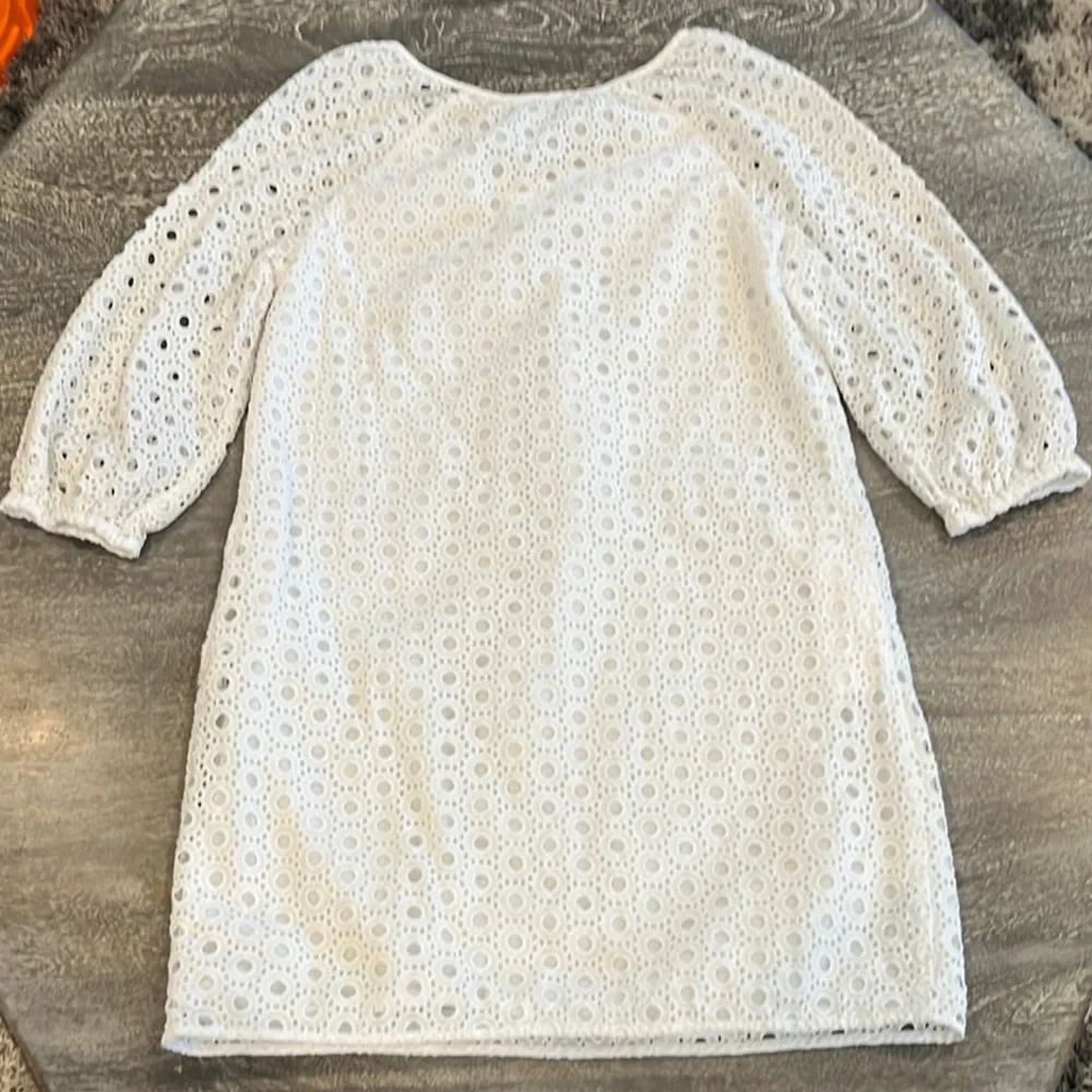 Crown & Ivy White Eyelet Midi Dress - Picture 6 of 8